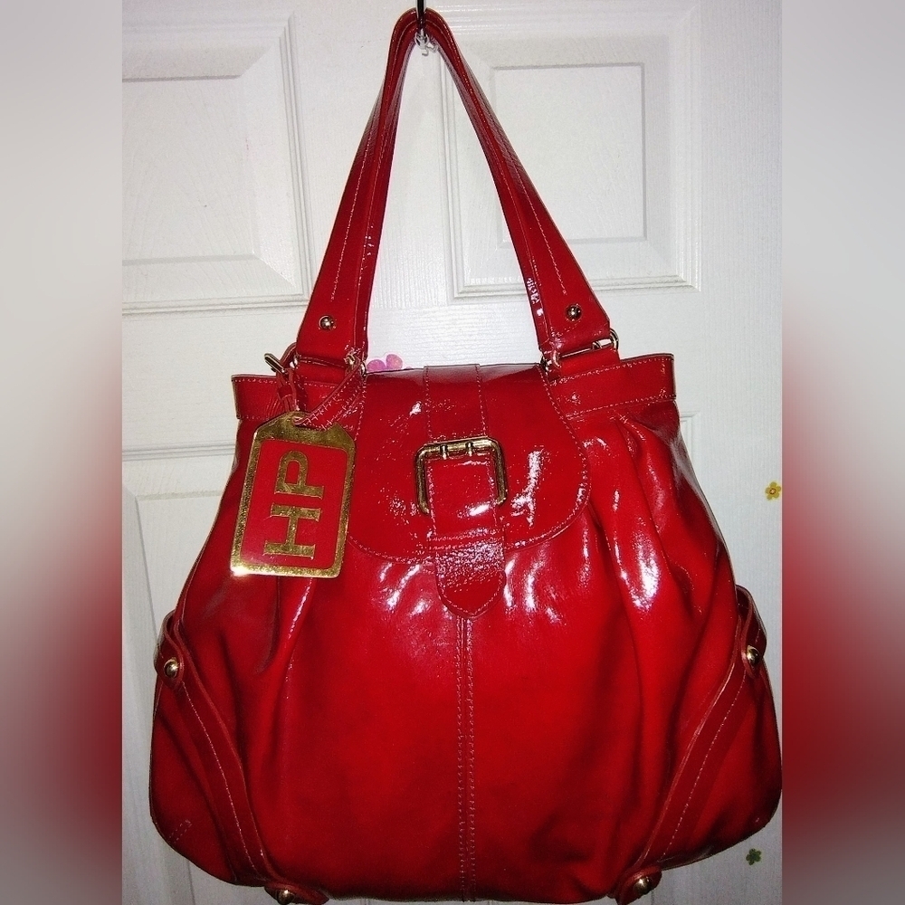 Dooney & Bourke - RARE!!! VINTAGE! RED Hayden Panettiere It Girl Bag! - Picture 9 of 16